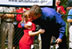 President George W. Bush and Mrs. Bush hosts Tee Ball on the South Lawn with The Fort Belvoir Little League Braves of Fort Belvoir, Virginia and the Naval Base Little League Yankees of Norfolk, Virginia, June 23, 2003.