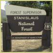 [Photo]: Entrance sign at Forest Supervisor's Office