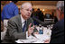 Karl Rove, Assistant to the President, Deputy Chief of Staff and Senior Advisor, gestures as he talks with radio host Robert Siegel of National Public Radio during the White House Radio Day event Tuesday, Oct. 24, 2006 in Washington, D.C.