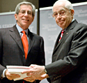 Museum Chairman Fred Zeidman and U.S. Attorney General Michael Mukasey