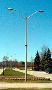 Figure 1. Light pole involved.