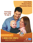 National Infant Immunization Week's National poster in English