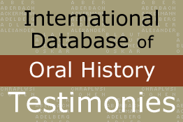 Oral History Catalog Search