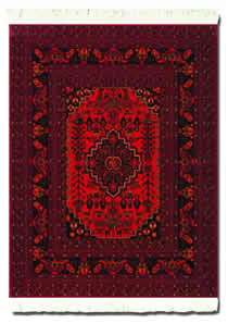 MouseRug Antique-Red Afghanistan