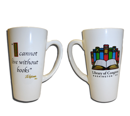 "I Cannot Live without Books" Cafe Mug