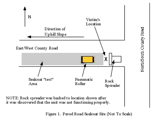 paved road sealcoat site