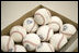 Baseballs autographed by President George W. Bush during his appearance at the home opener Thursday, April 14, 2005, of the Washington Nationals.