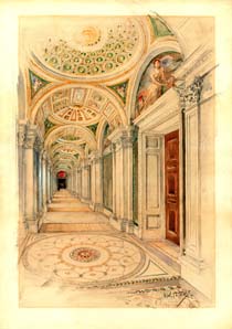 A Hallway in the Thomas Jefferson Building