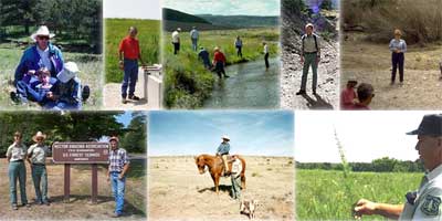 Pictures of people who work with Rangelands.