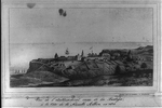 View of the Russian establishment of Bodega (Fort Ross) on the coast of New Albion, in 1828