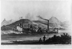 Chimney Peak (showing the ship Explorer)