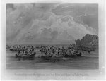Combat between the Ojibwas and the Sacs and Foxes on Lake Superior