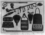 Ornaments, pipes, boxes, etc., of North America Indians]