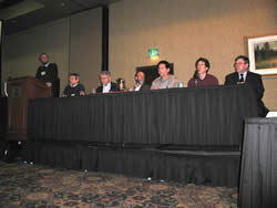 Picture of the panelists at the Panel Discussion, FVS Conference.