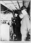 G. Marconi sending first wireless marine message in America