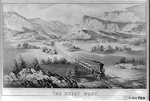 The great west. (A western settlement & a railroad)