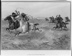 U.S. Army. Cavalry pursuing Indians, 1876