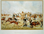 U.S. Army. Custer massacre at Big Horn, Montana, June 25, 1876