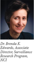 Dr. Brenda K. Edwards, Associate Director, Surveillance Research Program, NCI