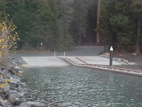 [Photo: New boat launch in Oregon.]
