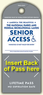 [GRAPHIC: Interagency Senior Pass and Interagency Access Pass Hangtag.]