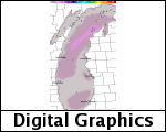 Digital Graphics - Lake Michigan