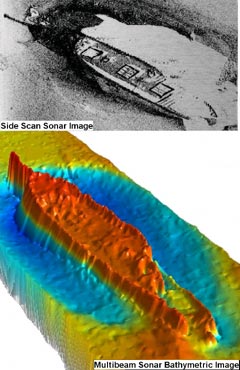 side scan sonar vs. multibeam sonar
