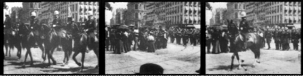 New York police parade, 1899