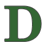 picture of the letter D