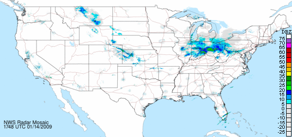 Doppler Radar National Mosaic