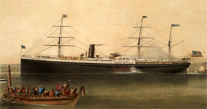 Illustration of a ship