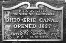 Ohio-Erie Canal plaque