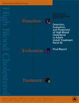 Image of the cover of the ATP 3 Report on Cholesterol