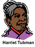 Drawing of Harriet Tubman