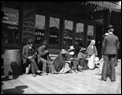 Group of Suquamish Indians waiting at Colman Dock, Seattle, ca. 1911