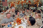 Thanksgiving Dinner In Iraq - Click for high resolution Photo