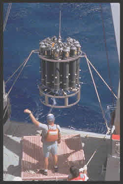 image of CTD deployment