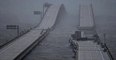 bridges in Pensacola, FL, sustained serious damage from Hurricane Ivan in September 2004