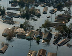 Post-Katrina flooding