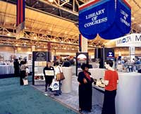 Library booth at ALA