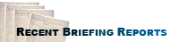 Recent Briefing Reports