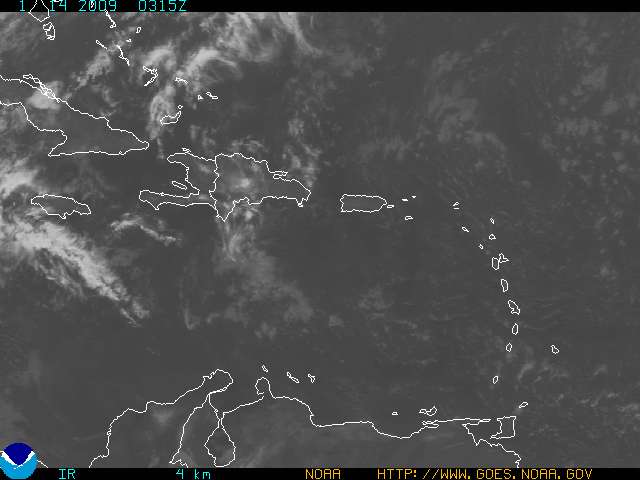 Satelite Image for Puerto Rico and U.S. Virgin Islands