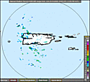 Radar Image for Puerto Rico and U.S. Virgin Islands