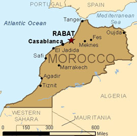 Map - Morocco