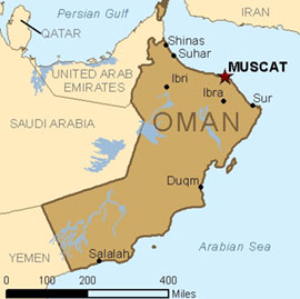 Map - Oman
