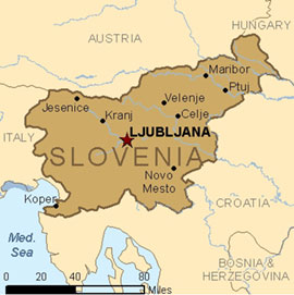 Map - Slovenia