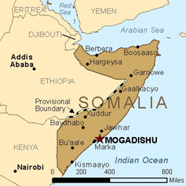 Map - Somalia