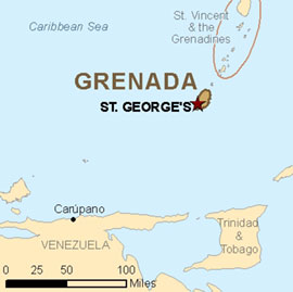 Map - Grenada
