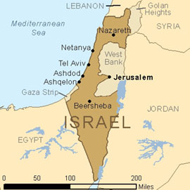 Map - Isreal