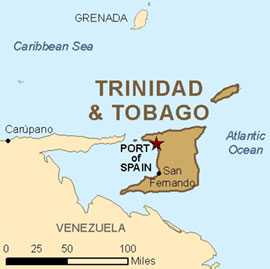 Map - Trinidad Tobago